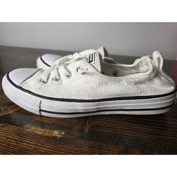 CONVERSE  All Star  Low Tops Women's Shoes Size 8 EU 39 White 547239C - Picture 2 of 11